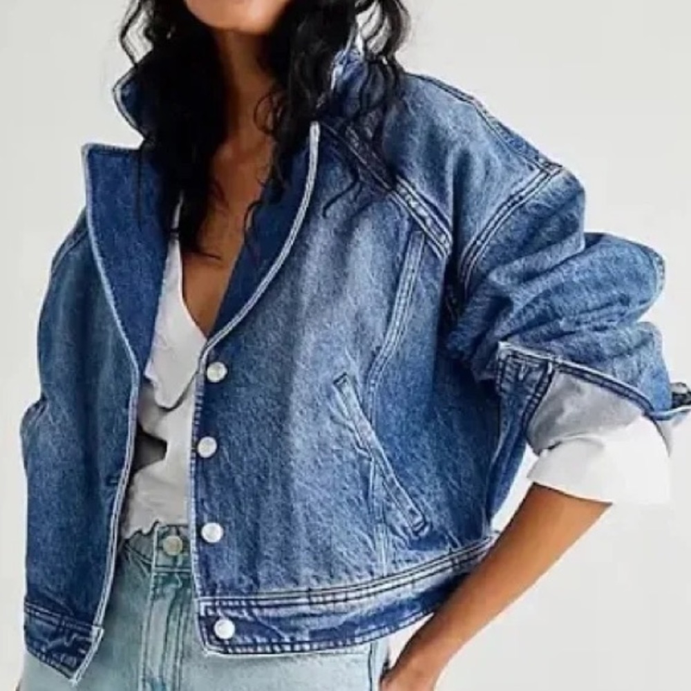 NWT Free People Denim Jacket